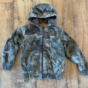 Camo jacket- Size youth Medium